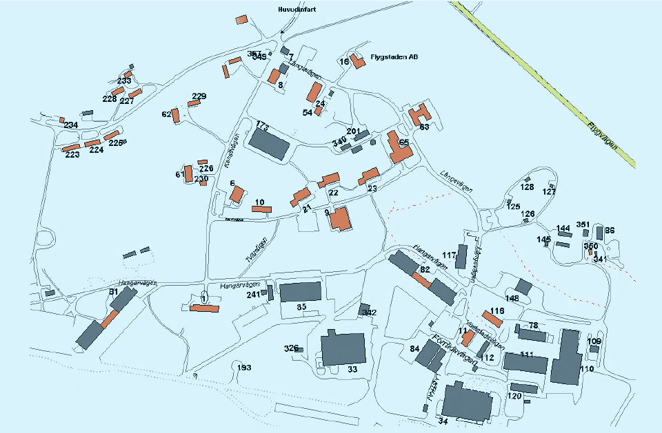 Karta - Fastigheter och lokaler för boende, verkstad, industri, kontor